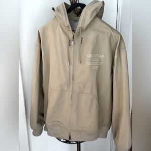 SS24 Christian Dior Hooded Beige Jacket Cotton